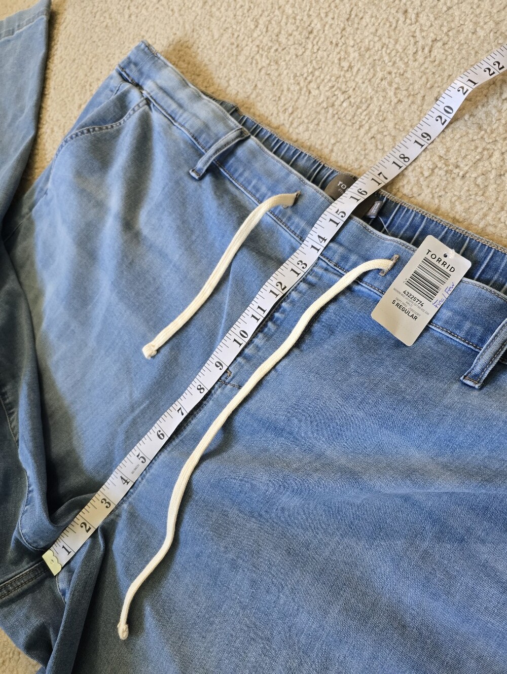 NWT Torrid 5X Weekend Wide Leg Mid-Rise Jean 5R Regular - Picture 10 of 16